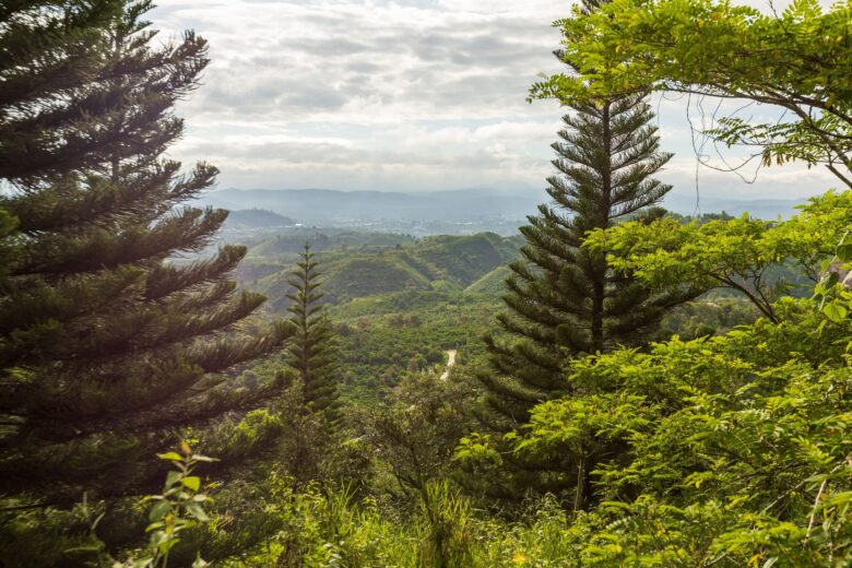 aerial photo of jarabacoa dominican republic