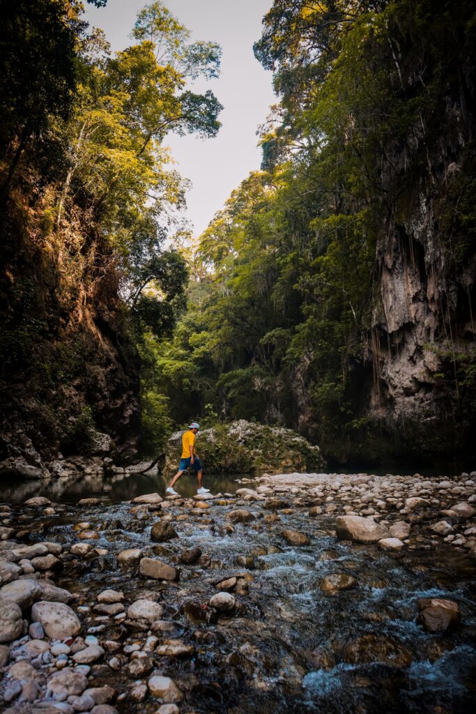 Walking in Jarabacoa, Dominican Republic