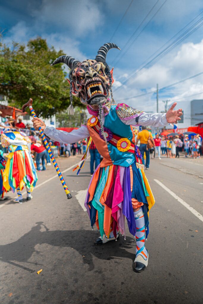 Carnaval in Santiago street parade